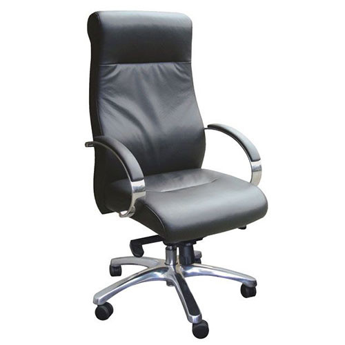 Senator Leather High Back Chair