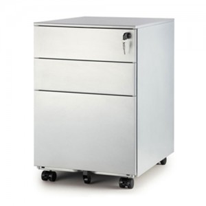 Mobile Pedestal - Silver