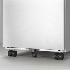 Mobile Pedestal - Silver