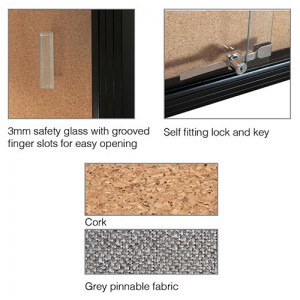 Be Noticed - Sliding Door Notice Case