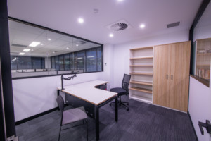 Georgio SB Office Furniture DB FITOUT Slat Dividers