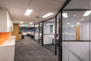 Georgio SB Office Furniture DB FITOUT Slat Dividers